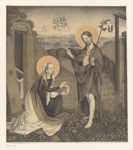 Christ et Marie-Madeleine dans un jardin clos
