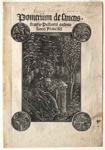 Pelbart de Temesvar étudiant dans un jardin - Johann Otmar