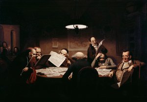 La salle de lecture - Johann Peter Hasenclever