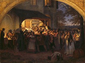 Fête de jardin à Munich - Johann Peter Hasenclever