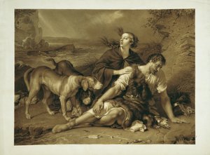 Arindal et Daura - Johann Peter Krafft