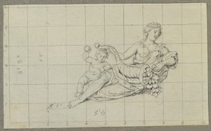 Fontaine dans le jardin des pêchers du Belvédère supérieur - Johann Peter Krafft