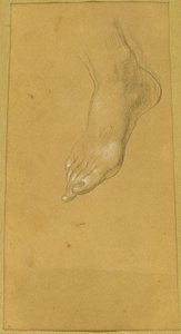 Étude de pied pour "Rüdiger et Angelika" - Johann Peter Krafft