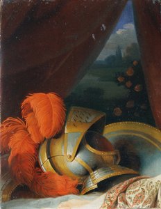 Casque et bouclier rond