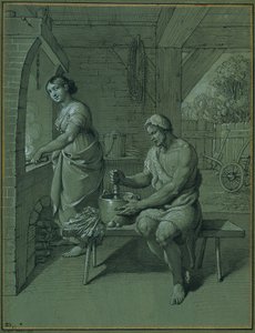 Hercule et Omphale - Johann Peter Krafft