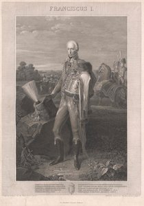 François II, Empereur romain germanique (gravure) - Johann Peter Krafft
