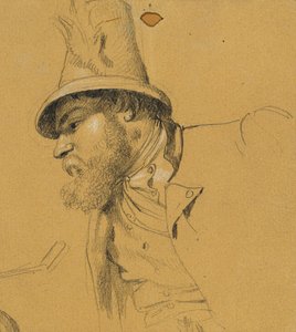 Étude de tête (détail)