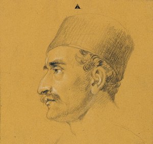 Étude de portrait pour "La sortie de Nicolas Zrinyi devant la forteresse de Szigeth" - Johann Peter Krafft