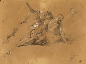 Étude pour "Arindal et Daura"