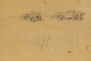 Étude de canons, équipements militaires