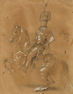 Theodor Aron de Bistra à cheval