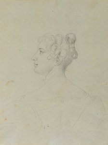 Étude de portrait féminin - Johann Peter Krafft