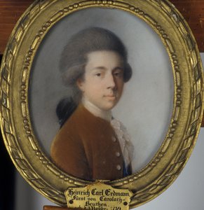 Heinrich Carl Erdmann, Fürst von Carolath-Beuthen - Johann Philipp Bach