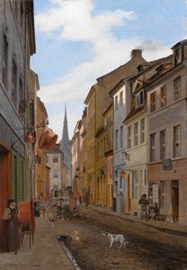 Parochialstrasse à Berlin, 1831 - Johann Philipp Eduard Gartner