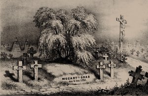 La question de la tombe de Mozart. Selon les lettres originales de la veuve de Mozart elle-même, 1856