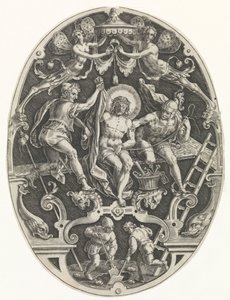 Christ dépouillé par les soldats - Johann Sadeler (I)