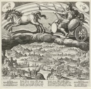 La planète Mars et son influence sur le monde - Johann Sadeler (I)