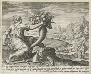 Europe (De vier werelddelen) - Johann Sadeler (I)