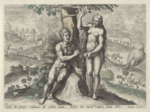 Ève tentant Adam (La Chute de l
