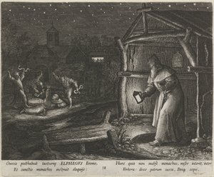 Saint Alphege de Canterbury en ermite