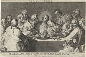 La Cène - Johann Sadeler (I)