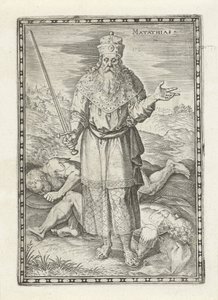Mattathias (Personen uit het Oude Testament) - Johann Sadeler (I)