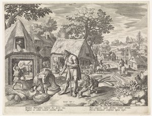 Mathusalem et ses enfants - Johann Sadeler (I)