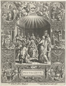 Pentecôte - Johann Sadeler (I)