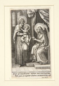 La Sainte Famille - Johann Sadeler I