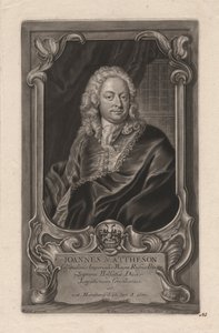 Johann Mattheson, gravé par Johann Jakob Haid (1704-67), vers 1744 (mezzotinte)