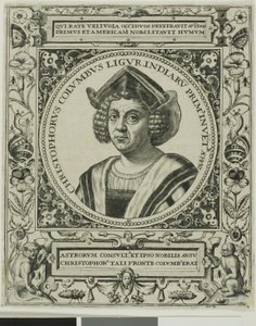 Christophe Colomb, frontispice du volume 5 de l