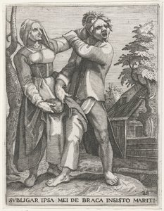 Lutte pour le pantalon - Johann Theodor de Bry