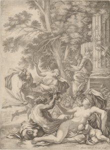 Une scène bacchanienne - Johann Ulrich Kraus