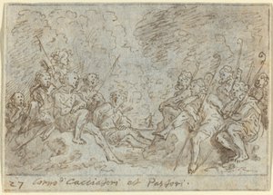 Chœur de chasseurs et de bergers, 1640 - Johann Wilhelm Baur