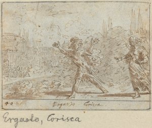 Ergasto et Corisca, 1640 - Johann Wilhelm Baur