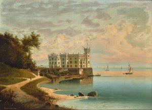 Château de Miramare à Trieste, 1868