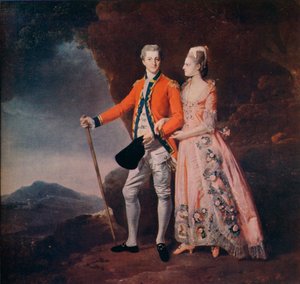 Couple dans un Paysage Montagneux, vers 1779 - Johan Joseph Zoffany