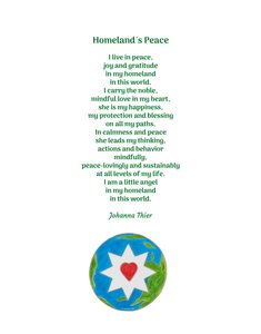 Paix de la patrie - Johanna Thier