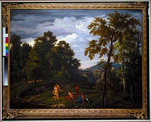 Paysage avec figures classiques