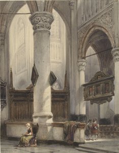 Intérieur de la Nieuwe Kerk à Delft