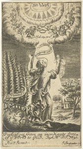 Femme montée au ciel - Johannes Drappentier (voor 1669 na 1713)