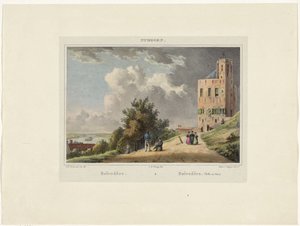Vue du Belvédère à Nimègue (Nymegen) - Johannes Franciscus Christ