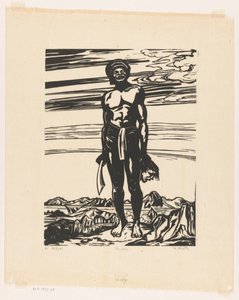 Le guerrier - Johannes Frederik Engelbert ten Klooster (signed by artist)