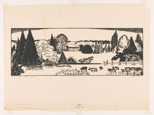 Paysage dans le sud du Limbourg - Johannes Frederik Engelbert ten Klooster (signed by artist)