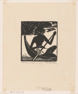 Fille papoue - Johannes Frederik Engelbert ten Klooster (signed by artist)
