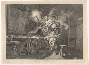 Cérès empêche le meurtre de Triptolème (représentations bibliques, mythologiques et allégoriques)