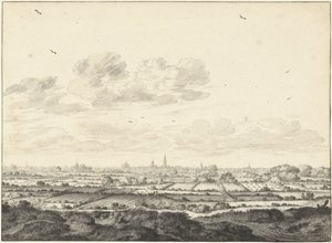 Vue de Middelburg - Johannes Goedaert