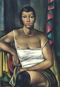 Femme assise - Johannes Greenberg