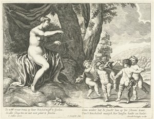 Vénus et putti dansants - Johannes Gronsveld