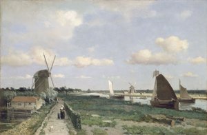 Vue du canal Trekvliet près de La Haye, 1870